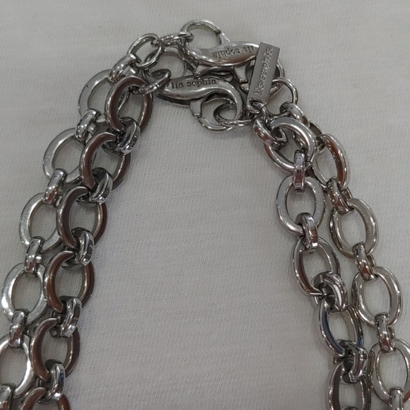 Pretty Lia Sophia Double Strand Necklace!!! - Picture 3 of 7